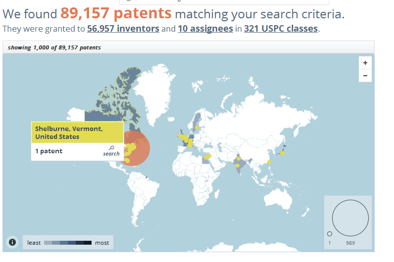 IBM-geo-patentsview