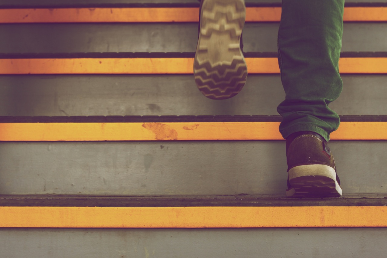 stairs-man-person-walking