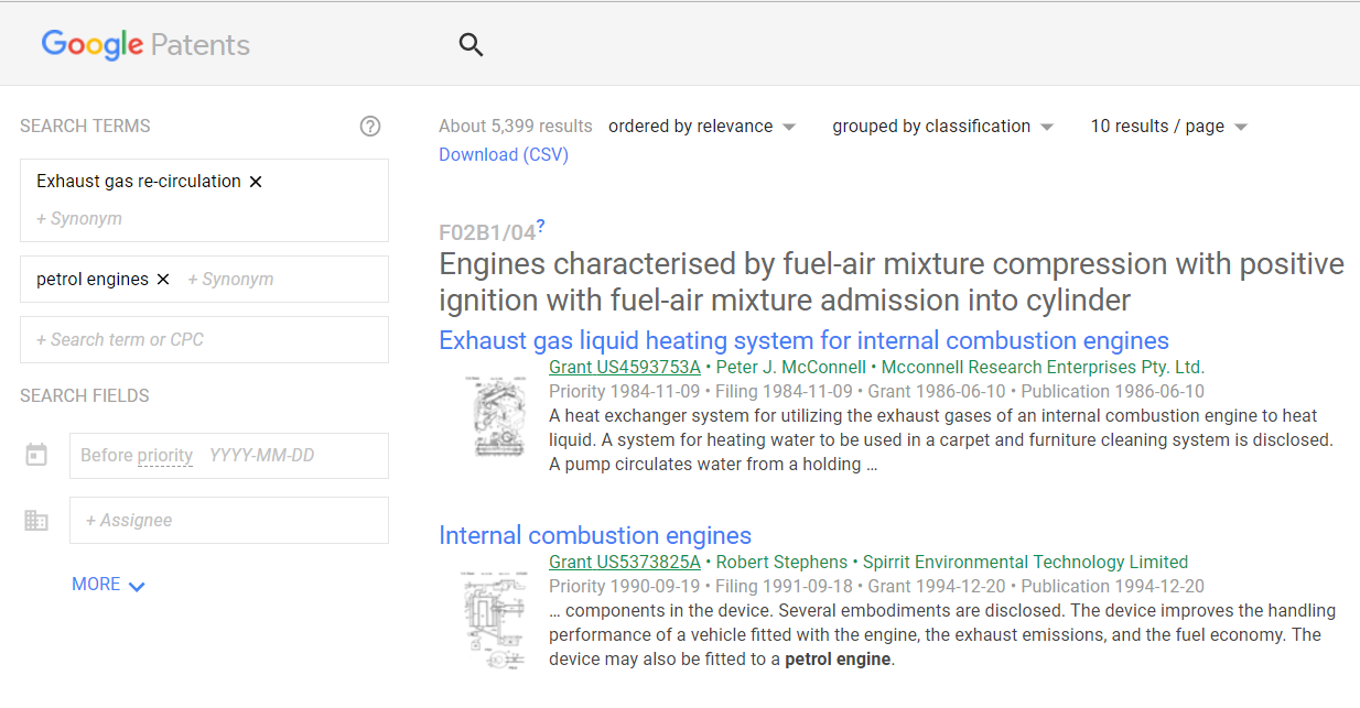 google patent assignment