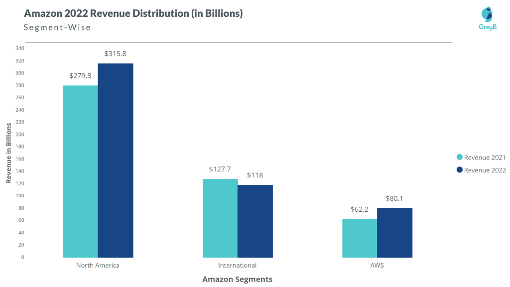 Amazon revenue segment wise