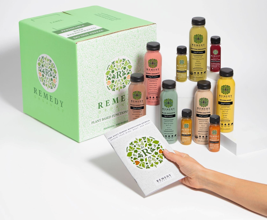 Remedy organics sustainable beverage startups