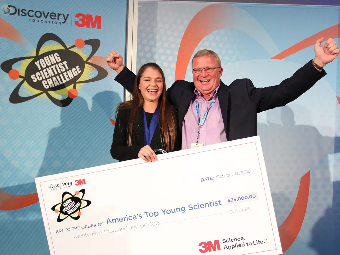 Hannah Herbst wins Discovery Education 3M Young Scientist Challenge