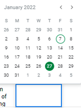 Insert Date function in google sheet