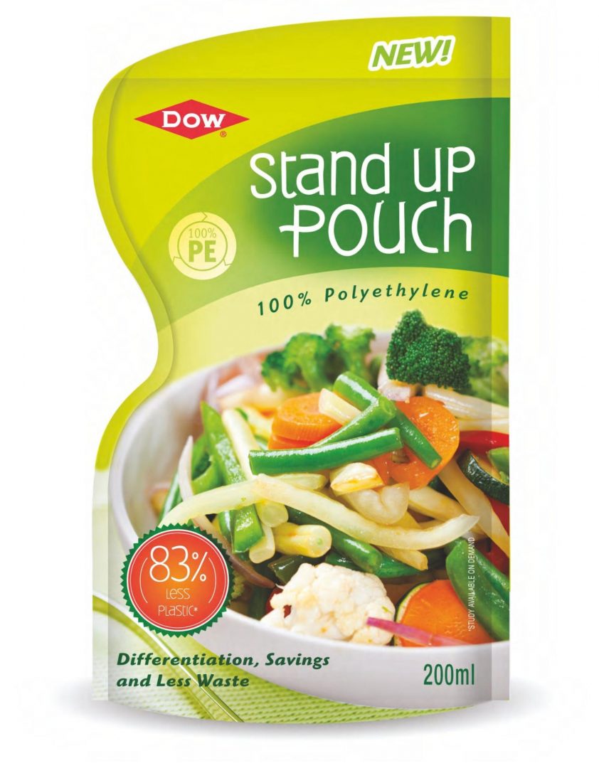 Dow's Sustainable stand-up pouches