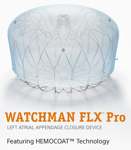 top medical device companies: Boston Scientific's watchman flx pro 