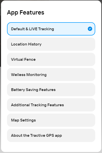 Tractive App Features