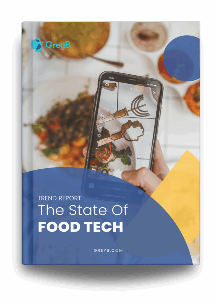 Food Tech trends mockup