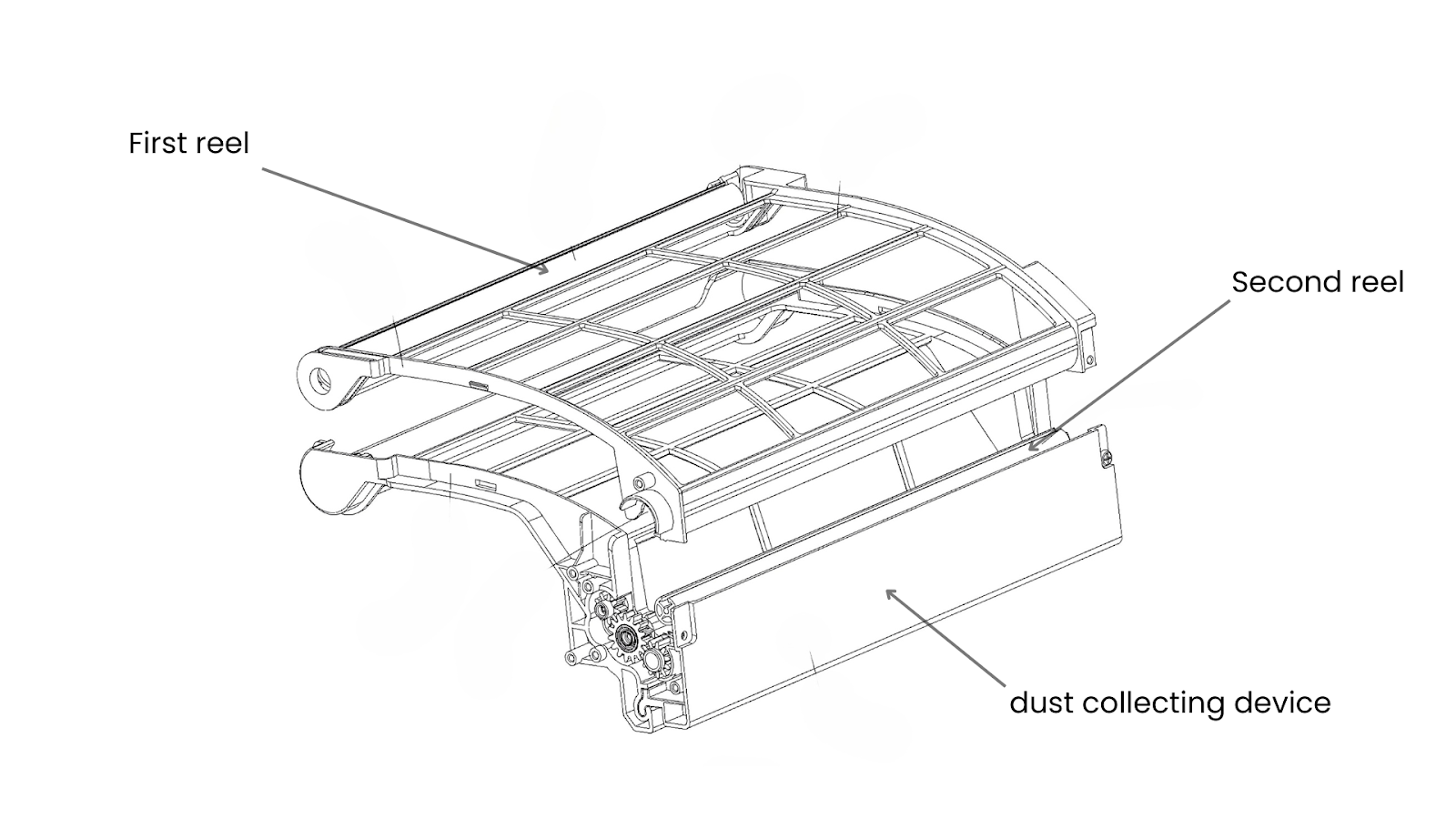 Haier self cleaning AC filter design
