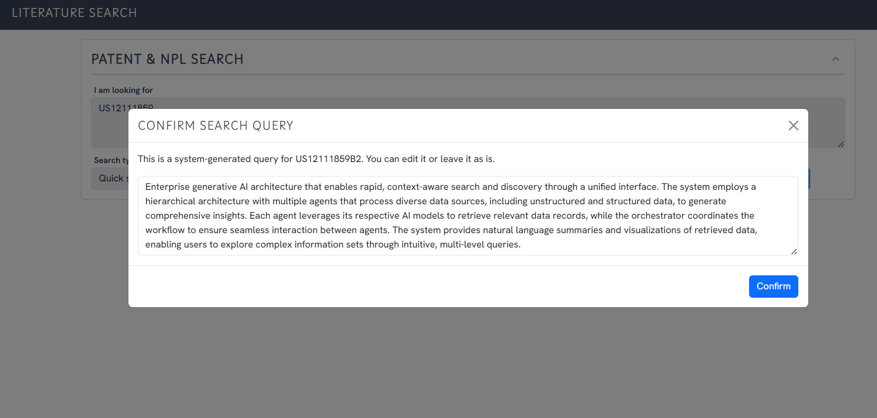 search query