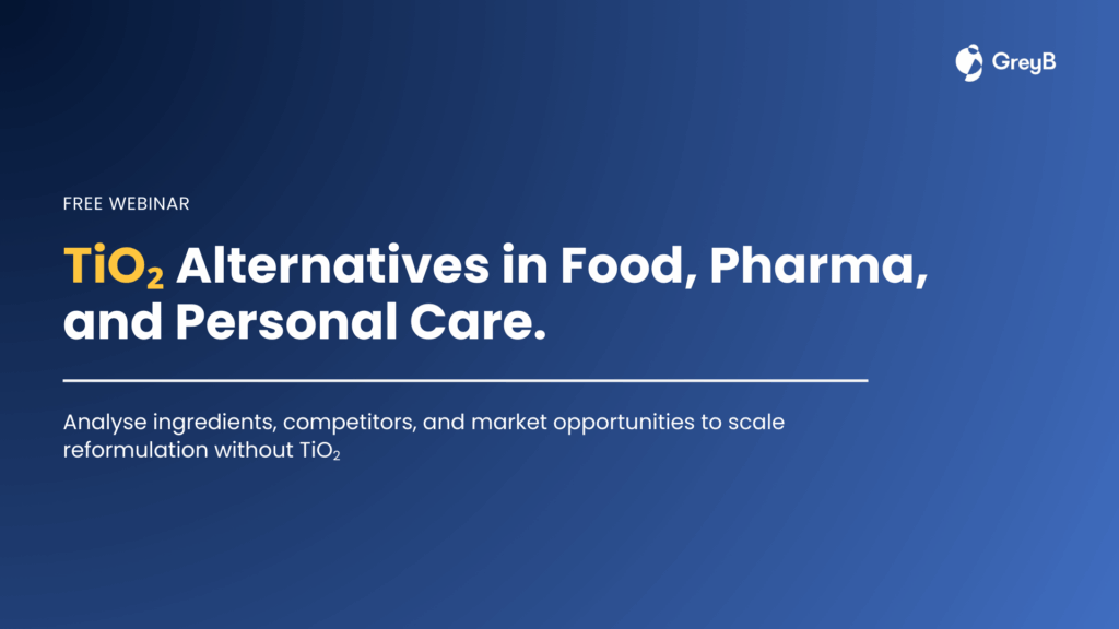 TiO2 Alternatives in food, pharma, and personal care