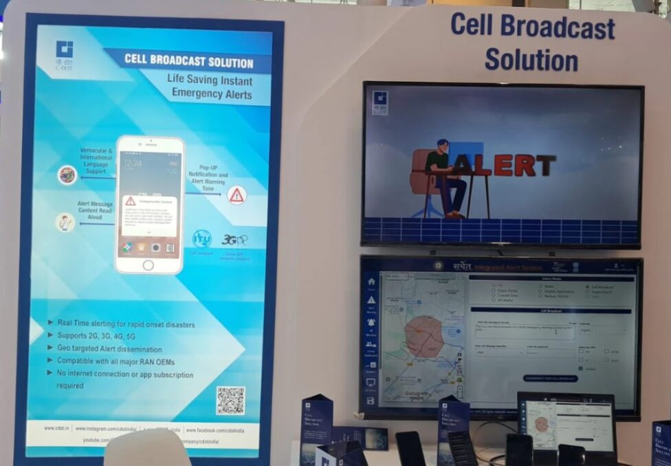 C DOT Cell Broadcast Solution Instant Emergency Alerts