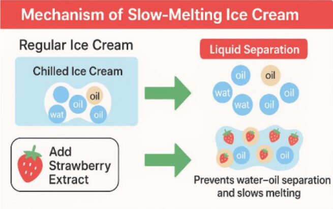 Ice Cream Trends: FullLife's patented no melt ice creams use strawberry polyphenols