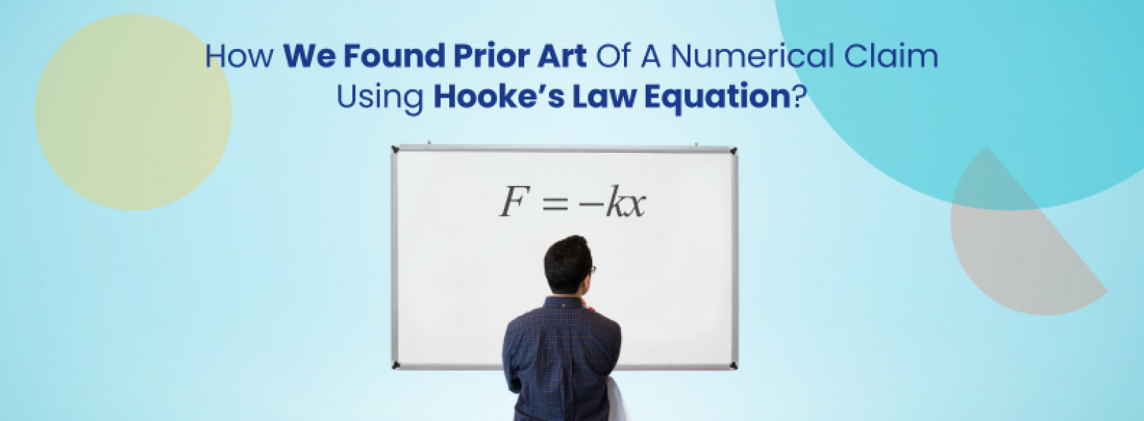 Using Hooke's Law Equation during our prior art analysis GreyB